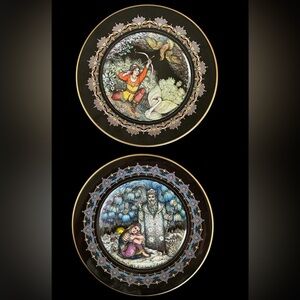 Vintage~ 1986 Villeroy & Boch~Heinrich Old Russian Fairy Tale
Plates~Signed